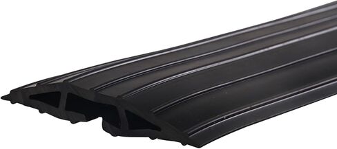 Vilmon 6FT Floor Cord Cover PVC Floor Cable Cover Wire Covers for Cords on Floor,Floor Cord Protector for Home and Office (Hole Size 0.25inx0.62in) in Kuwait