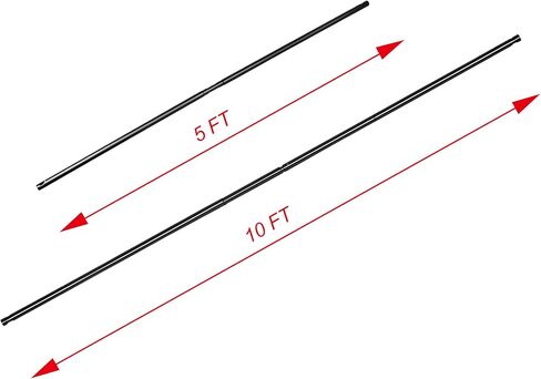 Emart EM-BS2030 Backdrop Support Stand Crossbar, Fit 1/4-inch Screw Tip Light Stands, 10 ft in Saudi Arabia