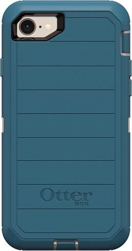 حافظة متينة من سلسلة OtterBox Defender لهاتف iPhone SE 3rd Gen (2022)، وiPhone SE 2nd (2020)، وiPhone 8، وiPhone 7 (NOT Plus) حافظة فقط/بدون حافظة - تغليف بالجملة - Big Sur - مع حماية ميكروبية in Saudi Arabia