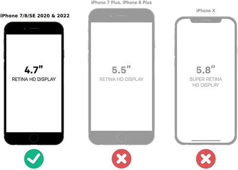 حافظة متينة من سلسلة OtterBox Defender لهاتف iPhone SE 3rd Gen (2022)، وiPhone SE 2nd (2020)، وiPhone 8، وiPhone 7 (NOT Plus) حافظة فقط/بدون حافظة - تغليف بالجملة - Big Sur - مع حماية ميكروبية in Saudi Arabia