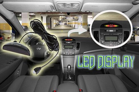 4 أجهزة استشعار جديدة لوقوف السيارات، شاشة LED، نظام رادار احتياطي عكسي للسيارة in Kuwait