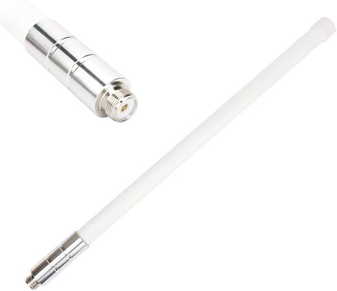 Baofeng ثنائي النطاق VHF UHF 144/430Mhz 2.5dBi 100W 17.13 بوصة هوائي قاعدة خارجي من الألياف الزجاجية مع موصل SO239 (UHF أنثى) لجهاز ICOM Yaesu Midland Motorola Mobile Ham Radio Transceiver in Saudi Arabia