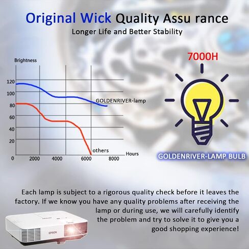 GOLDENRIVER VLT-XD280LP / 499B055O20 Replacement Projector Lamp with Housing Compatible with Mitsubishi XD250U XD280U XD250UG XD280UG XD250U-ST XD250 XD250ST XD280 in Kuwait