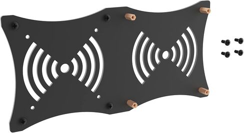 Hikig Mounting Bracket Compatible with Intel NUC - VESA Monitor Arm Extension Plate Compatible with Intel NUC Mini PC Computer, Mini PC VESA Mounting Stand - Black in Kuwait