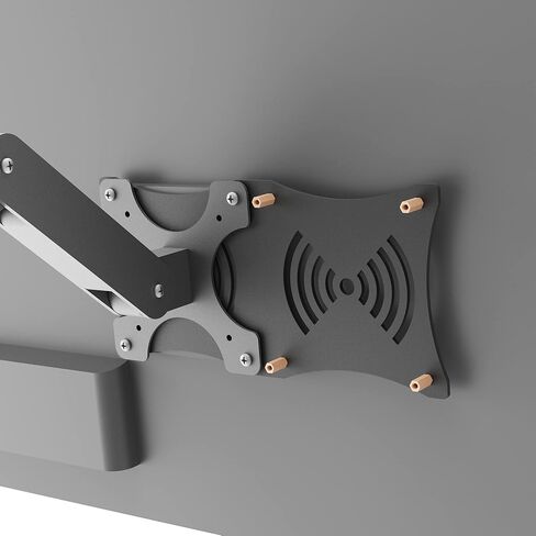 Hikig Mounting Bracket Compatible with Intel NUC - VESA Monitor Arm Extension Plate Compatible with Intel NUC Mini PC Computer, Mini PC VESA Mounting Stand - Black in Kuwait