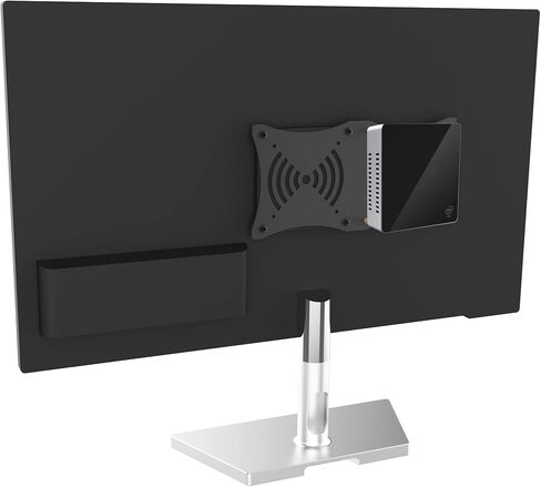 Hikig Mounting Bracket Compatible with Intel NUC - VESA Monitor Arm Extension Plate Compatible with Intel NUC Mini PC Computer, Mini PC VESA Mounting Stand - Black in Kuwait