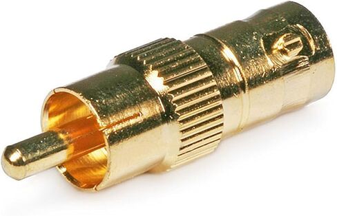 محول Monoprice BNC أنثى إلى RCA ذكر - مطلي بالذهب (عبوة من قطعتين) in Saudi Arabia