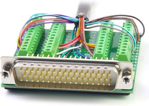 DB44 Solderless Serial to 44 pin Port Terminal Male Adapter in Saudi Arabia