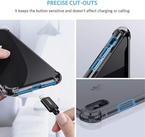 حافظة ORIbox متوافقة مع حافظة iPhone X/XS، مع حماية من الصدمات في 4 زوايا in Kuwait