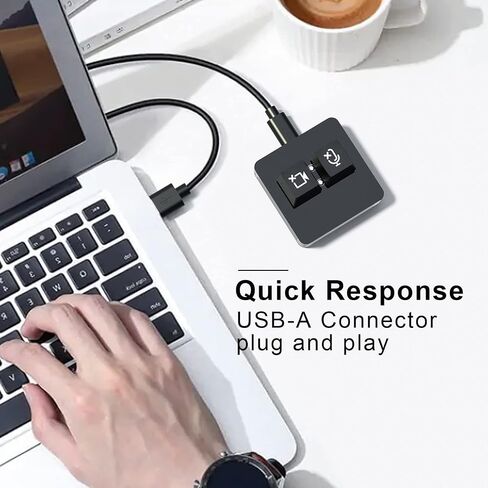 ANLINKSHINE USB Meeting Mute Button Compatible with Microsoft Teams Mute Button (macOS-System) in Kuwait
