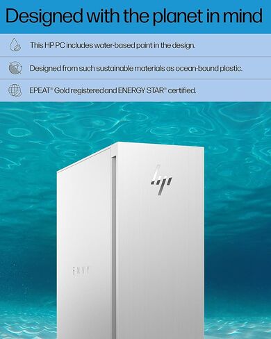 كمبيوتر HP 2022 الأحدث Envy Desktop، Intel Core i7-12700 (12-Core)، GeForce RTX 3060 Ti، 64 جيجابايت، 2 تيرابايت SSD، 2 تيرابايت HDD، Wi-Fi 6، لوحة مفاتيح وماوس USB لاسلكية، Windows 11 Home، حزمة مع JAWFOAL in Saudi Arabia