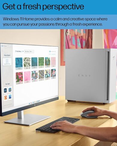 كمبيوتر HP 2022 الأحدث Envy Desktop، Intel Core i7-12700 (12-Core)، GeForce RTX 3060 Ti، 64 جيجابايت، 2 تيرابايت SSD، 2 تيرابايت HDD، Wi-Fi 6، لوحة مفاتيح وماوس USB لاسلكية، Windows 11 Home، حزمة مع JAWFOAL in Saudi Arabia