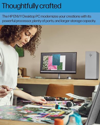 كمبيوتر HP 2022 الأحدث Envy Desktop، Intel Core i7-12700 (12-Core)، GeForce RTX 3060 Ti، 64 جيجابايت، 2 تيرابايت SSD، 2 تيرابايت HDD، Wi-Fi 6، لوحة مفاتيح وماوس USB لاسلكية، Windows 11 Home، حزمة مع JAWFOAL in Saudi Arabia
