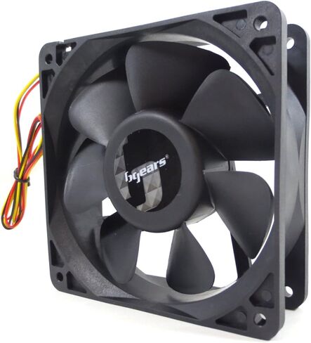 بيجيرز مروحة بي بلاستر 40 ملم 2 محمل كروي 9000 دورة في الدقيقة بتيار مستمر مع تدفق هواء ممتاز حتى 17 قدم مكعب في الدقيقة - اسود in Kuwait