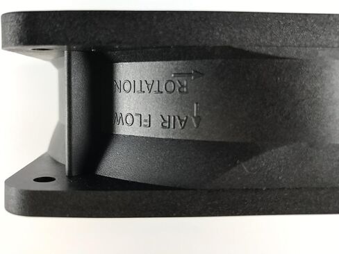 بيجيرز مروحة بي بلاستر 40 ملم 2 محمل كروي 9000 دورة في الدقيقة بتيار مستمر مع تدفق هواء ممتاز حتى 17 قدم مكعب في الدقيقة - اسود in Kuwait