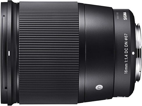 عدسة سيجما 16 ملم f/1.4 (C) AF DC DN لحامل Canon EF-M، بدون مرآة (متجددة) in Kuwait