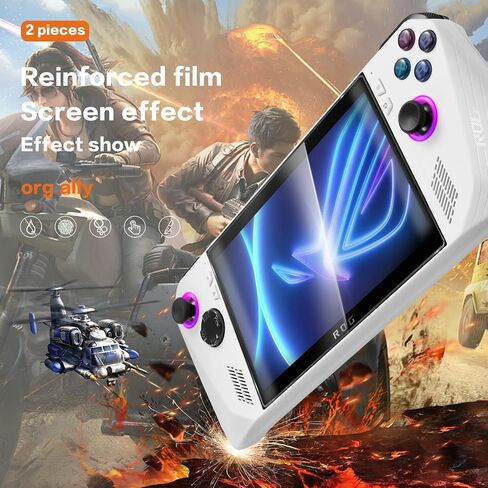 Suoman 3-Pack for Asus Rog ALLy Tempered Glass Screen Protector,Ultra-thin Scratch Resistant HD for Asus Rog Ally Gaming Handheld for Asus Rog Ally Screen Protector in Saudi Arabia