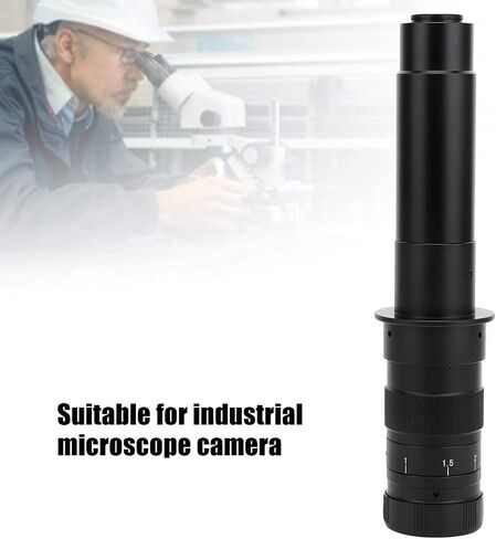 300X Industrial C-Mount Lens 0.7X-4.5X Microscope Camera Lens 25mm Zoom Magnifying Glass for CCD Camera and Digital Eyepiece in Saudi Arabia