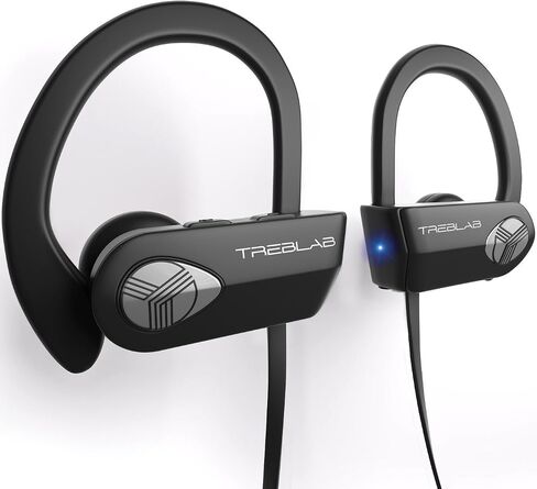 سماعات بلوتوث TREBLAB XR500، أفضل سماعات أذن لاسلكية للرياضة والجري والتمارين الرياضية. IPX7 مقاومة للماء، ومضادة للعرق، وسماعة رأس آمنة. سماعات إلغاء الضوضاء مع ميكروفون in Kuwait
