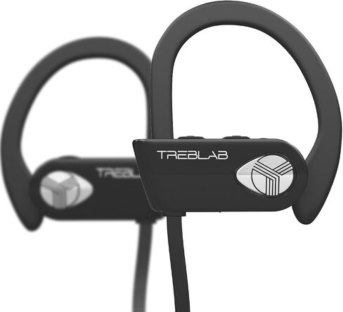 سماعات بلوتوث TREBLAB XR500، أفضل سماعات أذن لاسلكية للرياضة والجري والتمارين الرياضية. IPX7 مقاومة للماء، ومضادة للعرق، وسماعة رأس آمنة. سماعات إلغاء الضوضاء مع ميكروفون in Kuwait