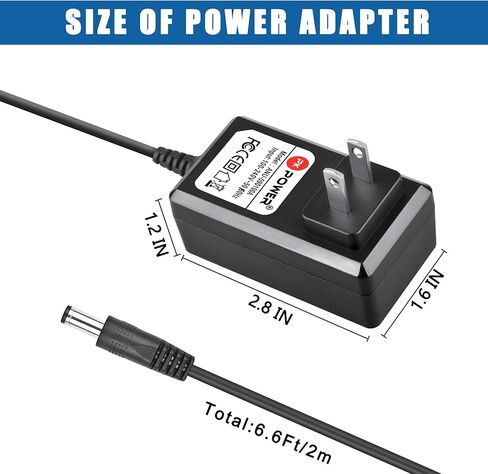 PKPOWER AC Adapter for Gold's Gym Spin 210 210U 290 290U 290C 230 230R 390 390R Stationary Bike Gym Power Spin Cycle Trainer 380 480 880 410 Elliptical GGEL63910 DC Charger in Saudi Arabia