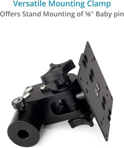 Proaim VESA Monitor Mount 75mm/100mm for C-Stands & Light Stands. 18kg/40lb Payload, Compact, with 180° Tilt & 360° Rotation, Sturdy. For Different Sized Monitors, 3/8"-16 Accessory Thread (P-MNMT-01) in Kuwait