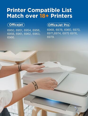 【عبوة من 5 عبوات بسعة أكبر】 عبوة كومبو خراطيش حبر 902XL متوافقة مع HP 902 XL تعمل مع طابعة Officejet Pro 6978 6960 6962 6968 6970 6954 6958 6950 6951 (2 أسود، 1 سماوي، 1 أرجواني، 1 أصفر) in Saudi Arabia