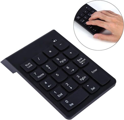 بوميا لوحة ارقام صغيرة بمنفذ USB مع خاصية مقاومة الانسكاب والغبار، لوحة ارقام بـ 18 مفتاحا للابتوب والكمبيوتر المكتبي برو in Kuwait