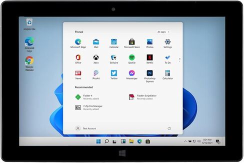 تابلت 10 انش ويندوز 11 فيوجن 5 FWIN232 برو N4120 انتل رباعي النواة رفيع للغاية ويندوز - ذاكرة RAM 6GB، تخزين 128GB، USB 3.0، مايكرو HDMI، كاميرات 5MP و2MP، بلوتوث in Kuwait