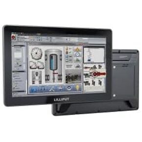 شاشة LILLIPUT FA1019/T مقاس 10.1 بوصات بقدرة 1500 شمعة في المتر المربع تعمل باللمس HDMI/VGA لأجهزة POI/POS Kiosk HMI وأنظمة المعدات الصناعية الثقيلة (إصدار FA1019H/T-HDMI مع تصنيف IP65)