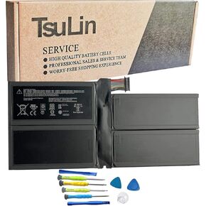 استبدال بطارية الكمبيوتر المحمول TsuLin G3HTA061H DYNM03 لجهاز Microsoft Surface Pro 7 (موديل 1866، 2019) - سلسلة شاشة تعمل باللمس 12.3 بوصة PVR-00016 7.57V 43.2Wh 5702mAh مع أدوات in Kuwait