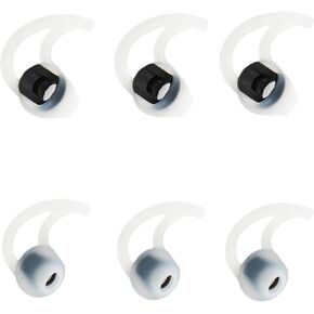 Earbud Tips Soft and Comfortable Silicone Earbud Tips 3 Pairs Noise Isolation Tips SML White Earbud Replacement Tips Compatible with Bose SoundSport Freestyle /IE2 /IE3 Earphones in Kuwait