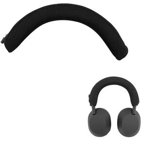 Headband Cover,Replacement Headband Pad Cushion Protective Sleeve for Sony WH-1000XM5 Headphone (Silver)