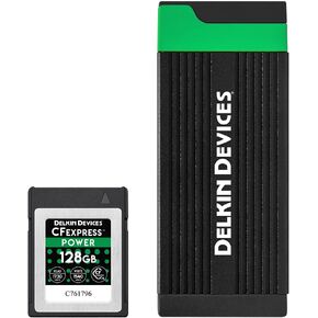 ديلكين اجهزة 128 جيجا بايت بطاقة سي اف اكسبرس نوع بي وقارئ USB 3.2 (حزمة) in Kuwait