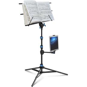 ECT1 Folding Music Sheet Stand with Interchangeable Tablet Holder in Kuwait