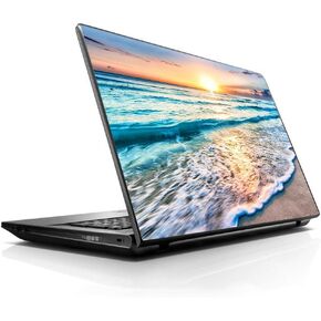 إيتساسكين 1 15 15.6 بوصة ملصق من الفينيل غطاء لاصق يناسب 13.3 بوصة 14 15.6 بوصة 15.6 بوصة 16 بوصة اتش بي لينوفو ابل ماك ديل كومباك ايسر - صن سيت اون بيتش in Kuwait