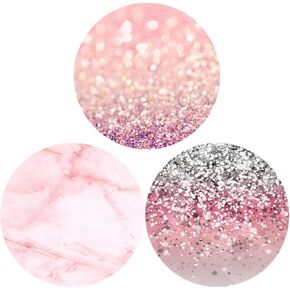 حامل عالمي للهاتف والكمبيوتر اللوحي - قلب رخامي ذهبي وردي وردي (3 عبوات) in Kuwait