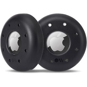 Case-Mate - Sticker Mount Case for AirTags - Holder - Sticks to Most Hard Surfaces - 4 Pack - Black