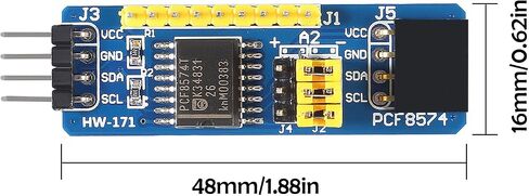 الموكن 10 قطع PCF8574 IO توسيع لوحة الإدخال/الإخراج وحدة تطوير تقييم الحافلات I2C-Bus لـ Arduino Raspberry Pi in Saudi Arabia