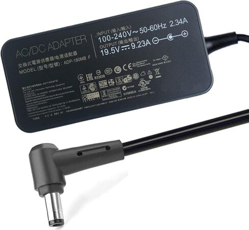 شاحن الكمبيوتر المحمول 19.5V 9.23A 180W 5.5 * 2.5mm AC محول التيار الكهربائي لجهاز Asus ROG G750JM G751JM G750JS G750JW GFX72V G752V G75 G75VW G75VX GL502VT Gaming Laptop in Kuwait