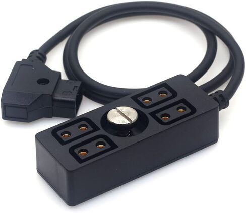 SZJELEN متعدد الألوان D-tap إلى 4 منافذ D-tap P-tap Splitter Cable 1/4 برغي لقوة التصوير الفوتوغرافي، Ptap Dtap Fourway Splitter 1/4 برغي (أصفر) in Kuwait