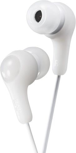 JVC Gumy in Ear Earbud Headphones with Paper Package, Powerful Sound, Comfortable and Secure Fit, Silicone Ear Pieces S/M/L - HAFX7BN (Black) in Saudi Arabia