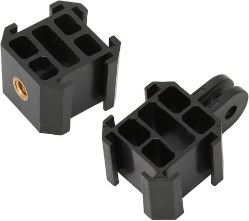 محول تركيب الحذاء البارد (قطعتان)، حذاء بارد بطول قدمين وثلاثة رؤوس ودعامة حذاء بارد مقاس 1/4 بوصة لكاميرا الحركة والميكروفون وإضاءة LED وما إلى ذلك in Kuwait