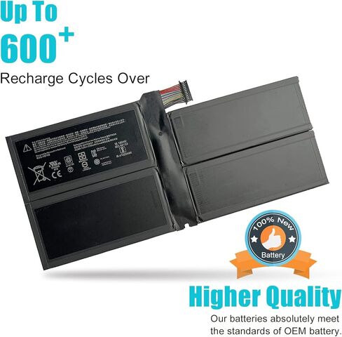 استبدال بطارية الكمبيوتر المحمول TsuLin G3HTA061H DYNM03 لجهاز Microsoft Surface Pro 7 (موديل 1866، 2019) - سلسلة شاشة تعمل باللمس 12.3 بوصة PVR-00016 7.57V 43.2Wh 5702mAh مع أدوات in Kuwait