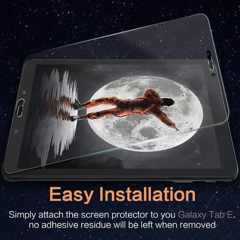 Vatkyc (3 عبوات من واقي شاشة Galaxy Tab E T378 T377 T375، خالٍ من الفقاعات ومضاد للخدش وشفاف HD 9H وطبقة حماية من الزجاج المقوى لهاتف Galaxy Tab E T378 T377 T375 in Kuwait