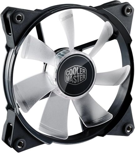 Cooler Master JetFlo 120 - POM Bearing 120mm Blue LED High Performance Silent Fan for Computer Cases, CPU Coolers, and Radiators in Saudi Arabia