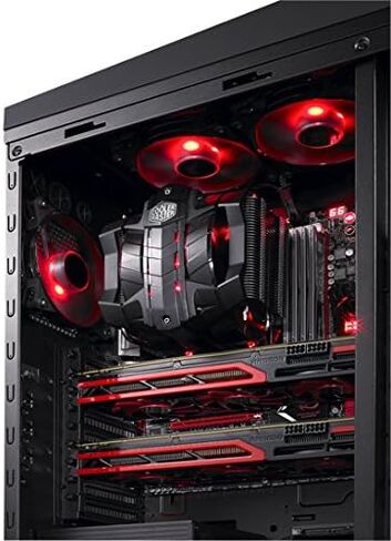 Cooler Master JetFlo 120 - POM Bearing 120mm Blue LED High Performance Silent Fan for Computer Cases, CPU Coolers, and Radiators in Saudi Arabia
