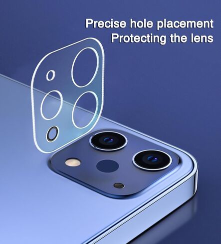 واقي شاشة من الزجاج المقوى المضاد للضوء الأزرق لجهاز iPad Pro 12.9 2022/2021/2020 (الجيل السادس/الخامس/الرابع) مع واقي عدسة الكاميرا، متوافق مع معرف الوجه ومضاد للخدش، طبقة زجاجية مقسى in Kuwait