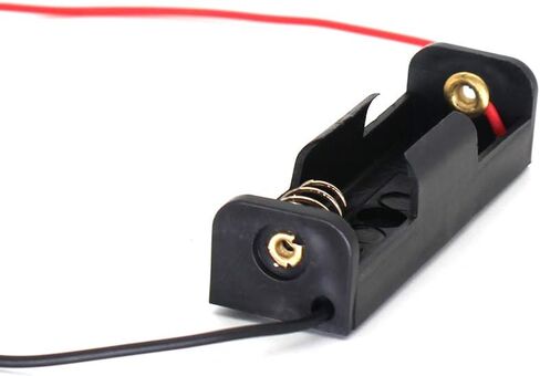 Single 1 AA Battery Holder, 1 X 1.5V AA Battery Holder, AA Battery Holder with Leads Wires (5-Pack) in Saudi Arabia