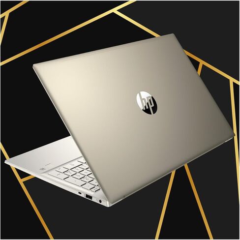 HP Pavilion 15t Laptop, 15.6" FHD Touchscreen, Intel Core i7-1355U Processor, 16GB RAM, 1TB SSD, Webcam, Backlit Keyboard, FP Reader, HDMI, Wi-Fi 6, Windows 11 Pro, Warm Gold in Saudi Arabia